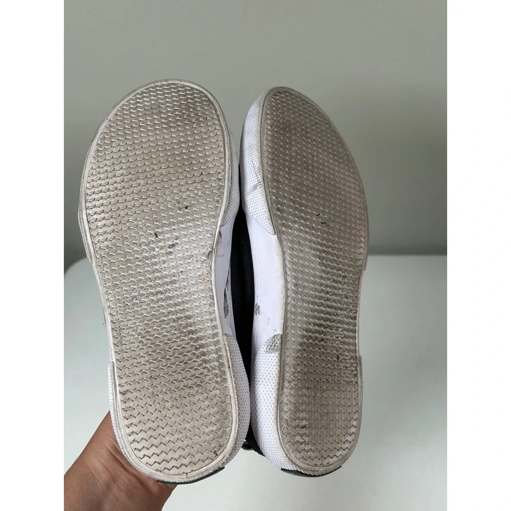 Sperry Deckfin Sneakers Kids Size 3M Navy Blue Canvas Memory Foam Shoes